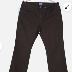 Ralph Lauren polo jean company Brown Green women pants Size:12/32